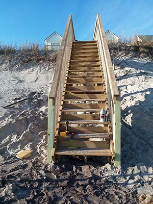 Beach Stairs Repaired